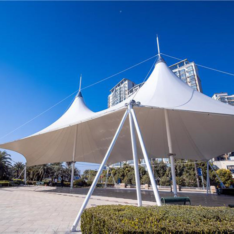 通道膜结构景观棚