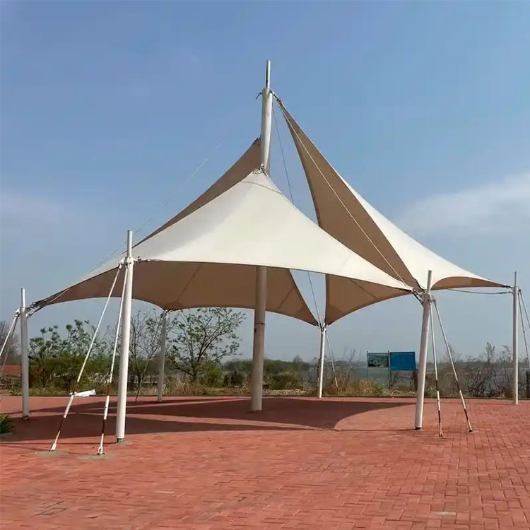 通道膜结构景观棚