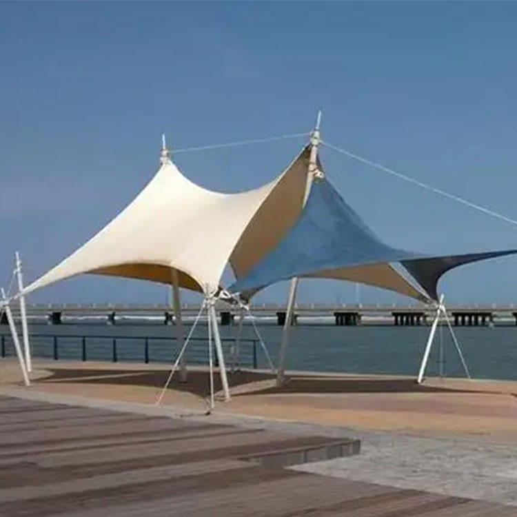 通道膜结构景观棚