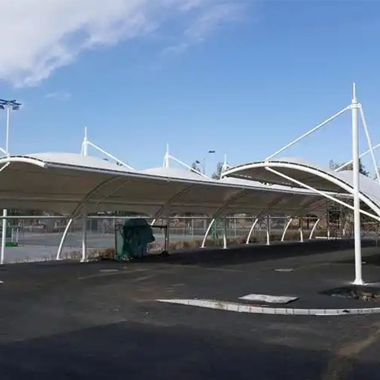 通道膜结构电动车棚