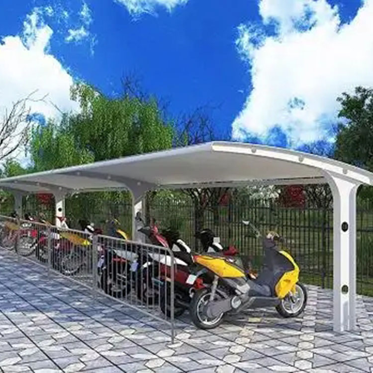 通道膜结构电动车棚