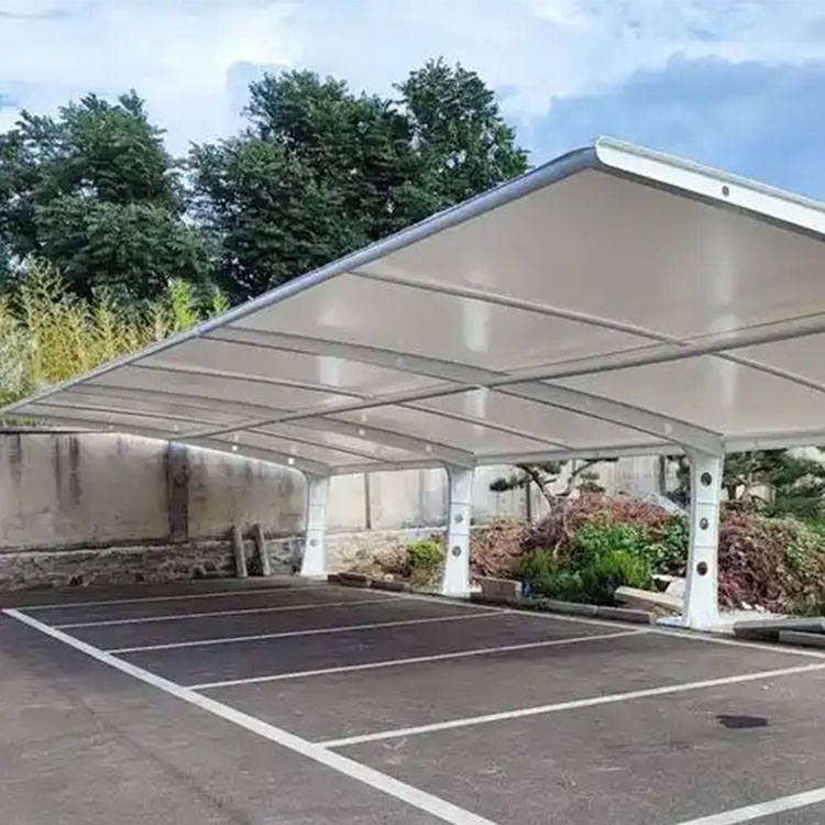 通道膜结构汽车棚