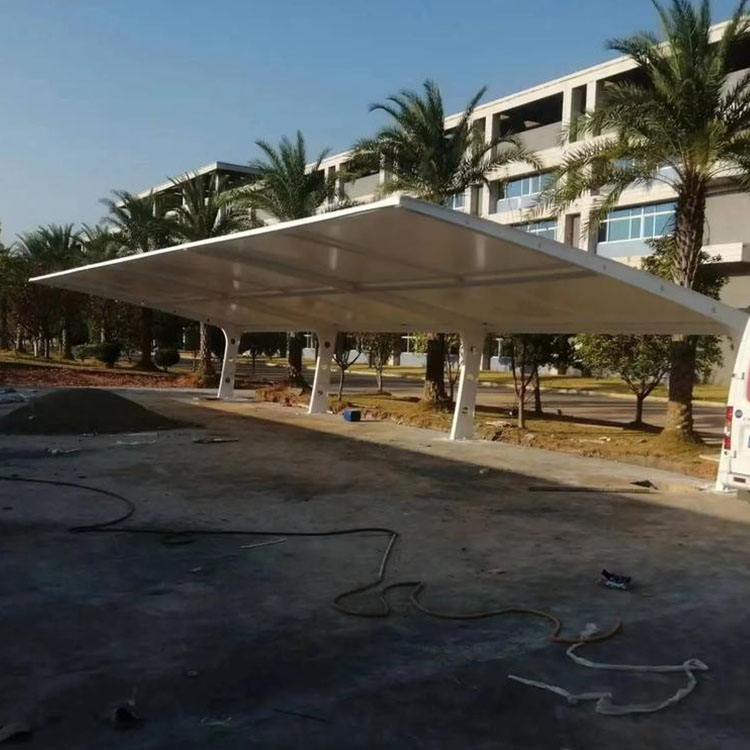 通道膜结构汽车棚